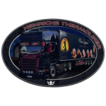 Bild zeigt Aufkleber Heinrichs Thermoliner "Viva Espana" Truck