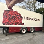 Bild zeigt Duftbaum Heinrichs Thermoliner Cartoon Truck von hinten